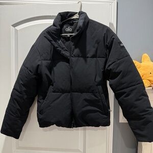 ALO stretch woven puffer size small